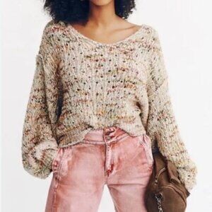 Mendocino Highland Deep V Neck Sweater | Free People